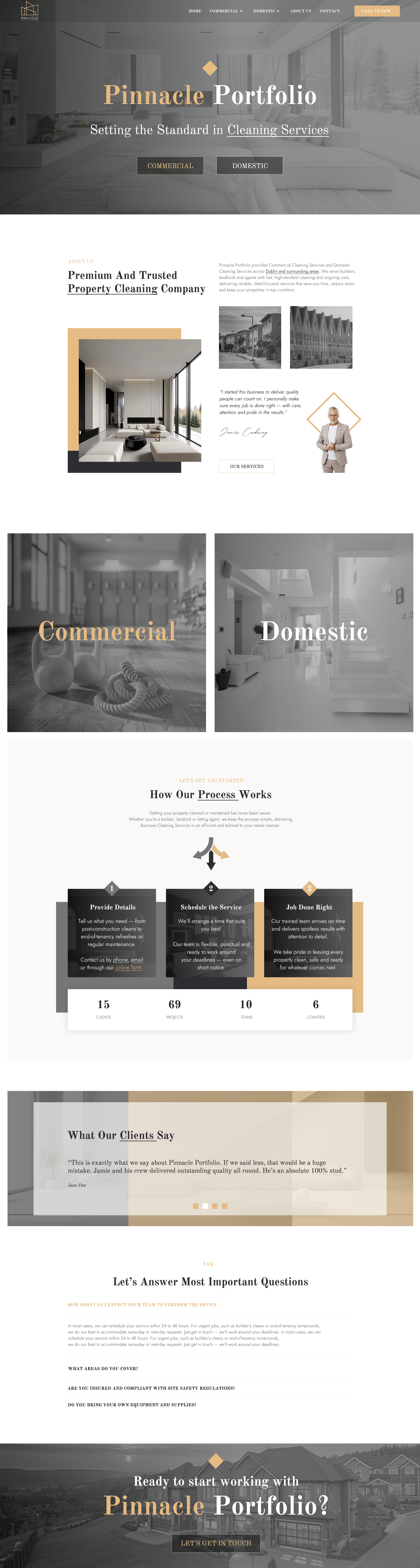 Wordpress Website Speed Optimization for Pinnacle Portfolio